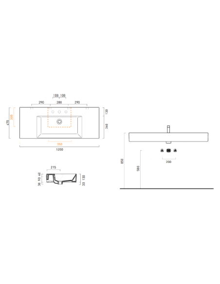 Catalano izlietne Premium Up 120