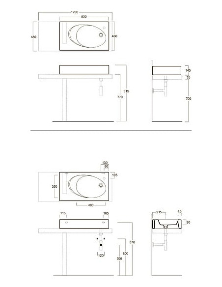Simas izlietne Bohemien BO13