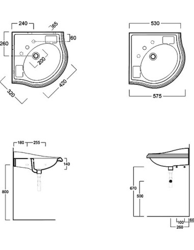 Simas izlietne Arcade AR884
