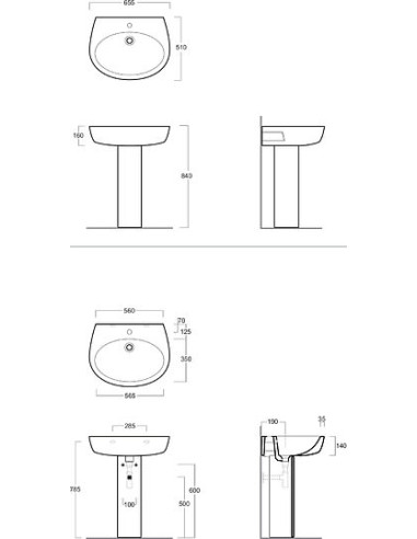 Simas izlietne LFTSpazio LFT05