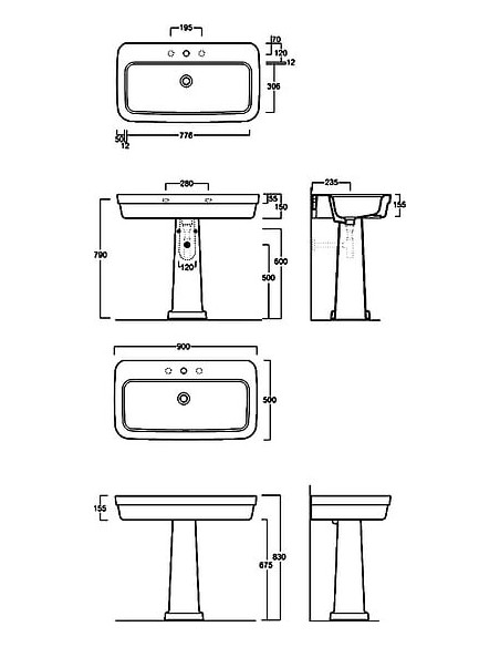 Simas izlietne Evolution EVO 12