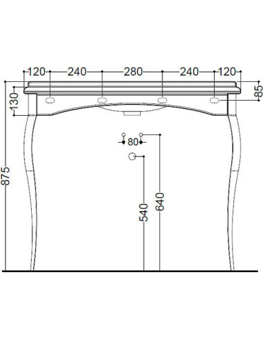 Kerasan izlietne Retro 1049K0 - 8
