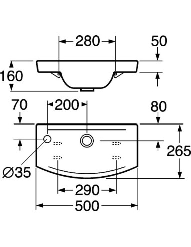 Gustavsberg izlietne Logic 5197