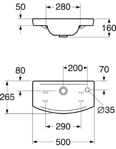 Gustavsberg izlietne Logic 5197