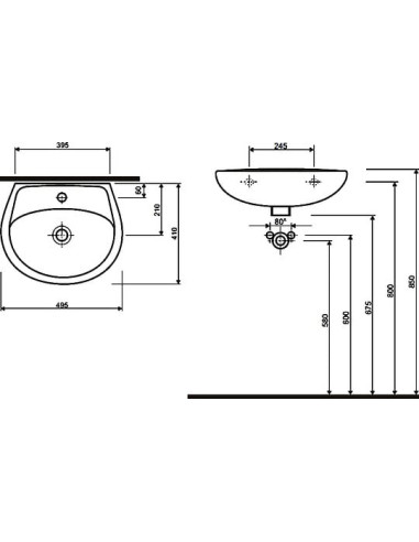 IFO izlietne roku mazgāšanai Hitta RS041105000