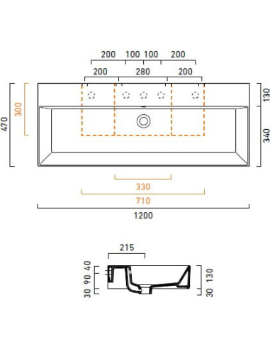 Catalano izlietne Premium 120