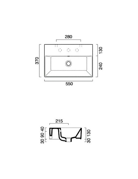 Catalano izlietne Premium 55