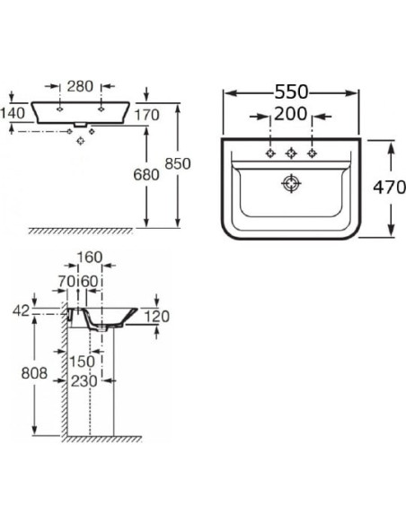 Roca izlietne Gap 327475000