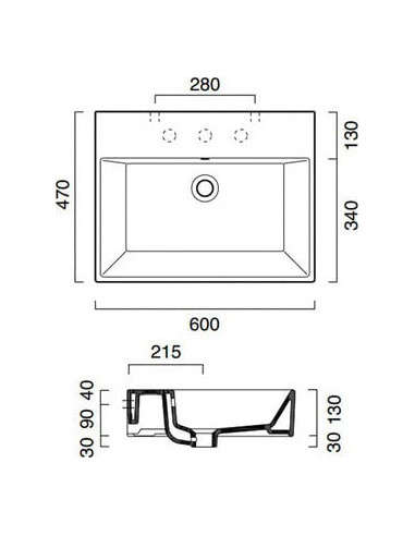 Catalano izlietne Premium 60
