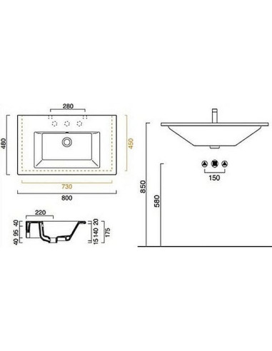 Catalano izlietne Star 80