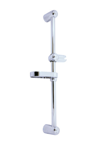 Bar with sliding shower holder - Barva chrom