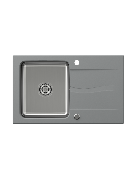 MICHAEL 111 Fusion grey with manual siphon - 3