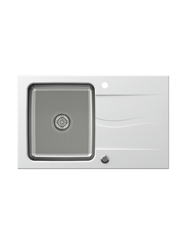 MICHAEL 111 Fusion white with manual siphon - 3