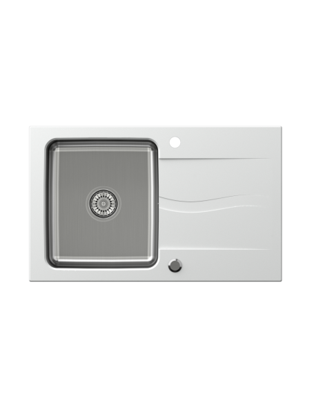 MICHAEL 111 Fusion white with manual siphon - 3