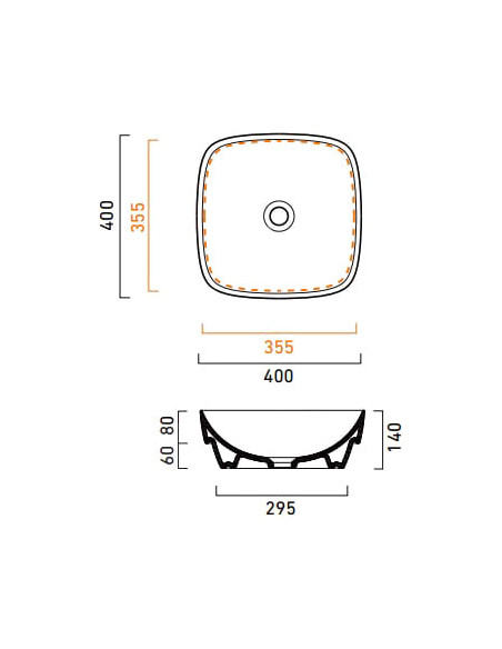 Catalano izlietne roku mazgāšanai Green Lux 40