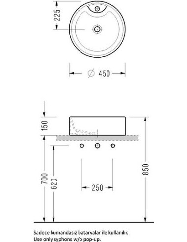 Serel izlietne roku mazgāšanai 2054
