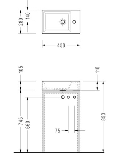 Serel izlietne roku mazgāšanai 2049