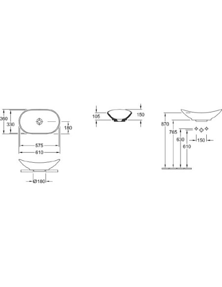 Villeroy & Boch izlietne My Nature 4110 60R1