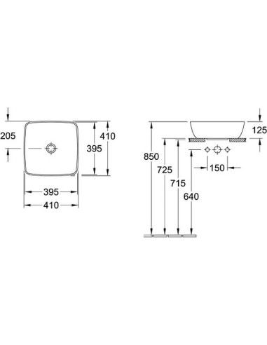 Villeroy & Boch izlietne roku mazgāšanai Artis...