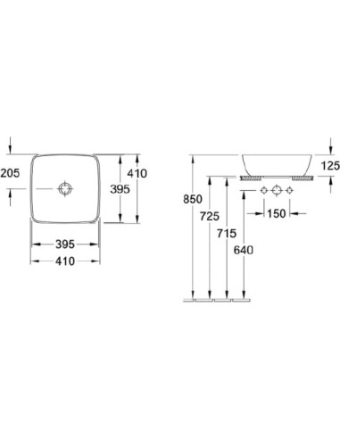 Villeroy & Boch izlietne roku mazgāšanai Artis...