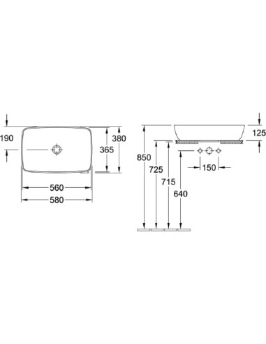 Villeroy & Boch izlietne Artis 4172 58 R1