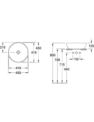 Villeroy & Boch izlietne roku mazgāšanai Artis...