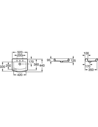 Roca izlietne Hall 32788200H