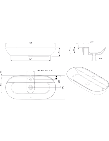 Sanindusa izlietne Sanlife 136390