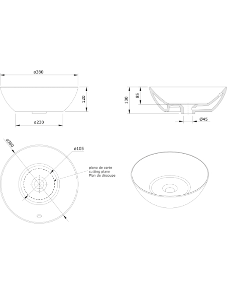 Sanindusa izlietne roku mazgāšanai Sanlife 136379