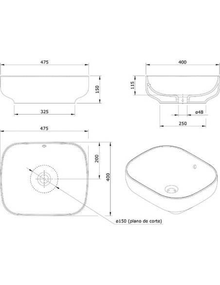Sanindusa izlietne roku mazgāšanai Sanibold 137300