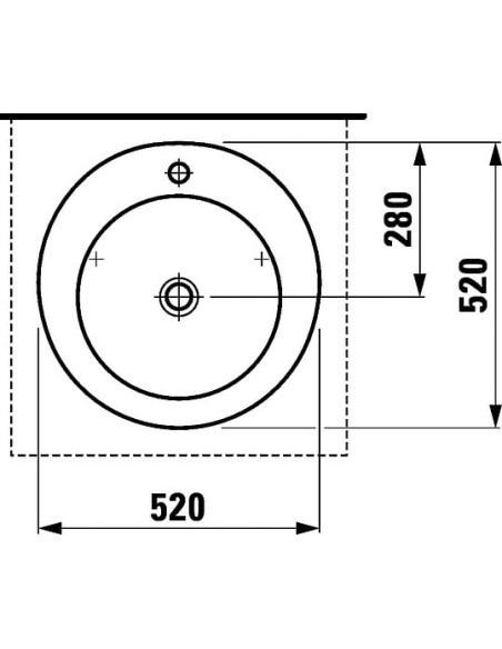 Laufen izlietne Alessi One 8.1897.1.400.104.1 - 7 Laufen izlietne Alessi One 8.1897.1.400.104.1 - 7