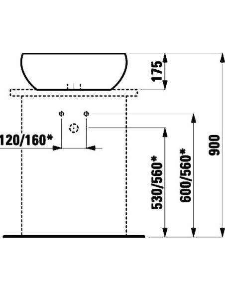 Laufen izlietne Alessi One 8.1897.1.400.104.1 - 8 Laufen izlietne Alessi One 8.1897.1.400.104.1 - 8