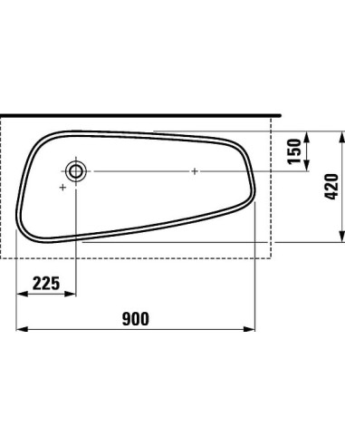 Laufen izlietne Palomba 8.1680.1.000.112.1 - 9