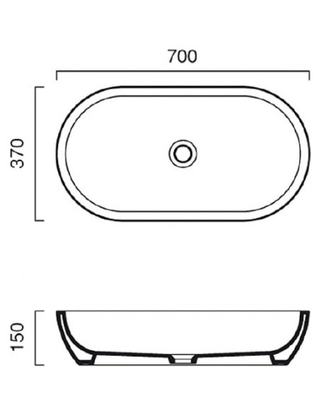Catalano izlietne Sfera 70