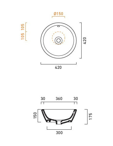 Catalano izlietne roku mazgāšanai Velis 42