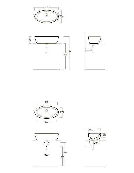 Simas izlietne LFTSpazio LFT64