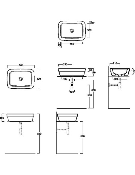 Simas izlietne Evolution EVO 10