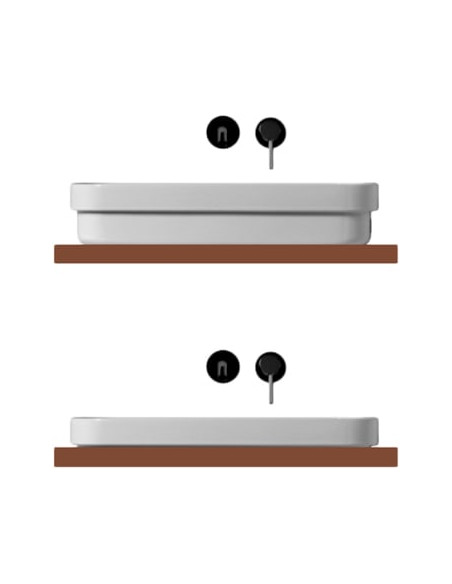 Kerasan izlietne Tribeca 514301 - 6 Kerasan izlietne Tribeca 514301 - 6