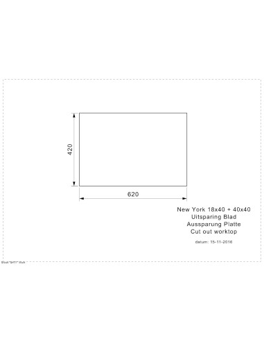 Reginox virtuves izlietne New York 18x40+40x40...