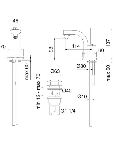 Treemme bidē jaucējkrāns Pao-pao joy 6920.CC.OLD