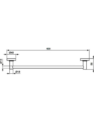 Ideal Standard dvieļu turētājs IOM