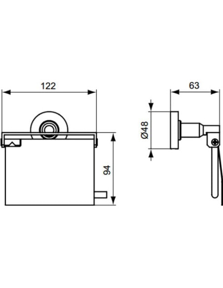 Ideal Standard tualetes papīra turētājs IOM