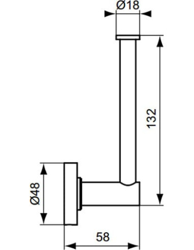 Ideal Standard rezerves ruļļa turētājs IOM