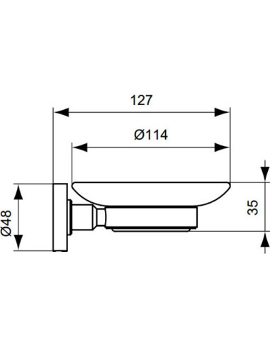 Ideal Standard ziepju trauks IOM