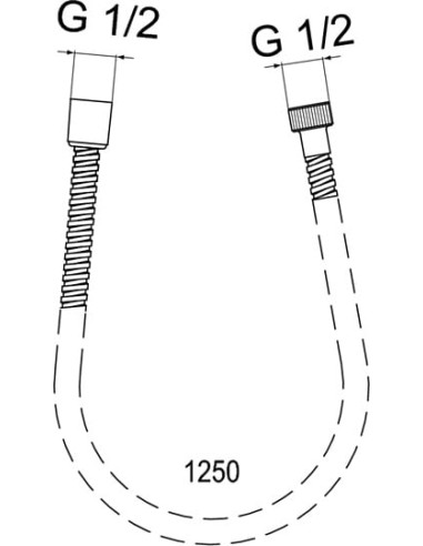 Ideal Standard dušas šļūtene IdealRain - 7