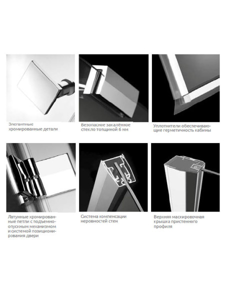 Radaway dušas durvis Almatea DWJ