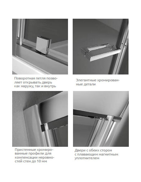 Radaway dušas durvis Twist