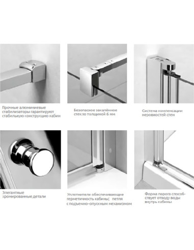 Radaway dušas durvis EOS DWB