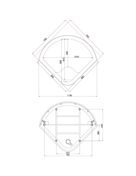 DUSCHY Tvaika dušas kabīne 6106, 92x92x217 cm
