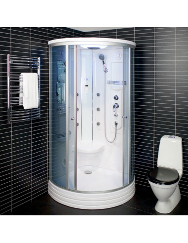 DUSCHY Tvaika dušas kabīne 6116, 103x103x217 cm